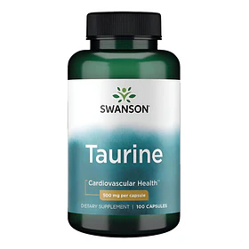 Swanson - Taurina 500mg 100 Cápsulas Sin Sabor