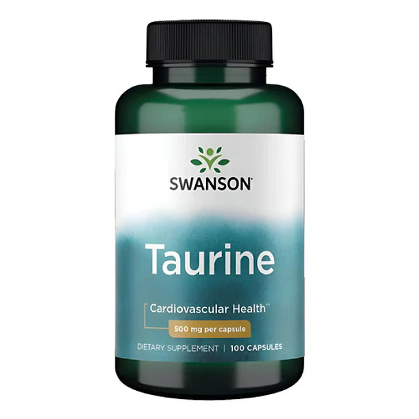 Swanson - Taurina 500mg 100 Cápsulas Sin Sabor 1