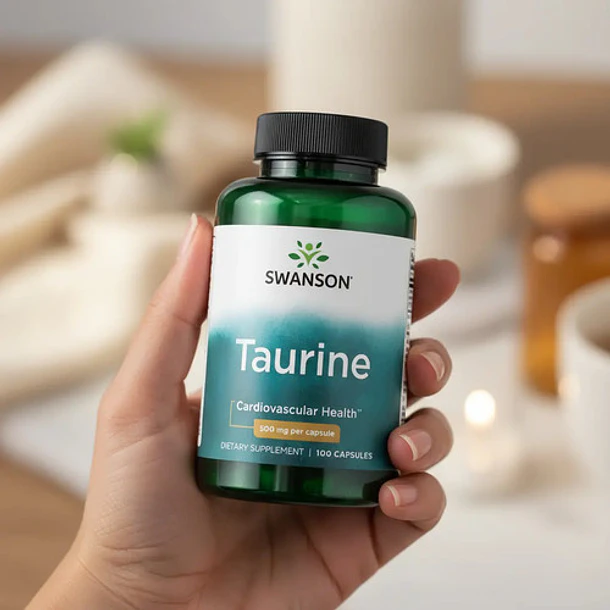 Swanson - Taurina 500mg 100 Cápsulas Sin Sabor 4