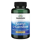 Acetil L Carnitina 500mg 100cap Swanson Sin Sabor 1