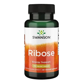Swanson- Ribosa Pura 750mg 60capsulas 
