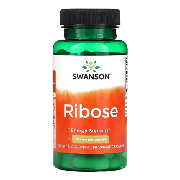 Swanson - Ribosa Pura 750mg 60capsulas Sin Sabor 4