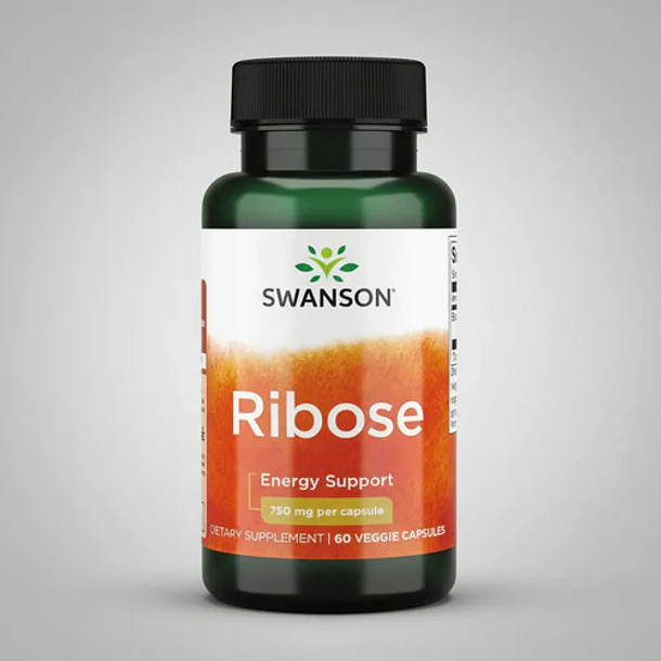 Swanson - Ribosa Pura 750mg 60capsulas Sin Sabor 6