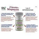 Citrato De Magnesio Grado Usp 1200 Mg Vital & Young Sin Sabor 5