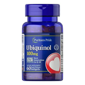 Puritan's Pride - Ubiquinol 100mg 60 Cápsulas Blandas N/a