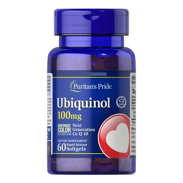 Puritan's Pride - Ubiquinol 100mg 60 Cápsulas Blandas N/a 1