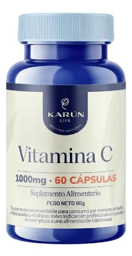 Biotina + Colágeno + Vitamina C (60Cap) Karün Life