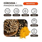 Karun Life - Curcuma + Pimienta 60 Cápsulas 500 Mg Sin Sabor 9