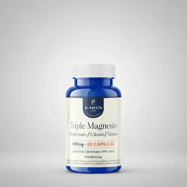 Karun Life Triple Magnesio Bisglicinato Citrato Taurato 400g N/a 10