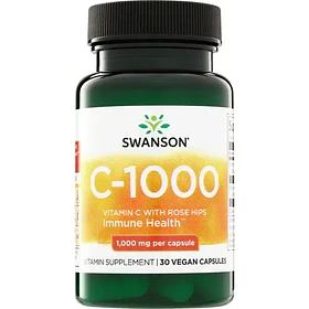 Swanson- Vitamina C1000 Con Rosa Mosqueta 30capsulas Ninguno