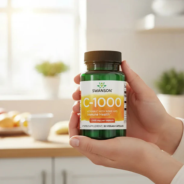 Swanson- Vitamina C1000 Con Rosa Mosqueta 30capsulas Ninguno 4