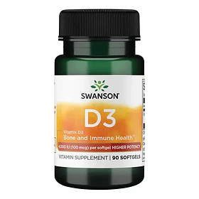 Swanson - D3 Alta Potencia 4000 Ui 90 Softgels N/a