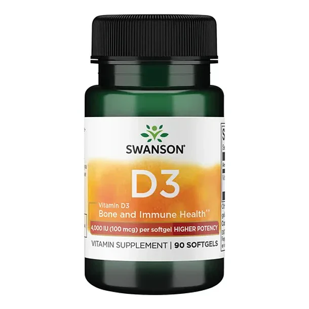 Swanson - D3 Alta Potencia 4000 Ui 90 Softgels N/a 1