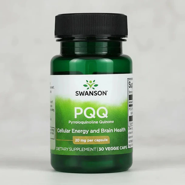 Pqq 20 Mg Energy 30 Cápsulas Vegetales Swanson Sin Sabor 5