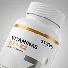 Strive- Vitamina D3 + K2 60capsulas Sin Sabor 7