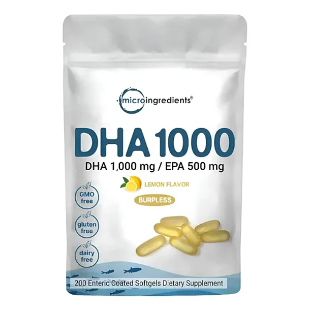 Micro Ingredies- Omega 3 Alto Dha 1000 Mg  500 Mg N/a 1