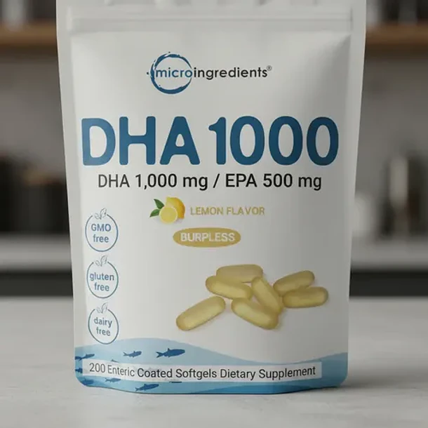 Micro Ingredies- Omega 3 Alto Dha 1000 Mg  500 Mg N/a 5