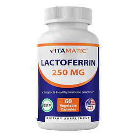 Vitamatic - Lactoferrina 250mg 60 Cápsulas Sin Sabor