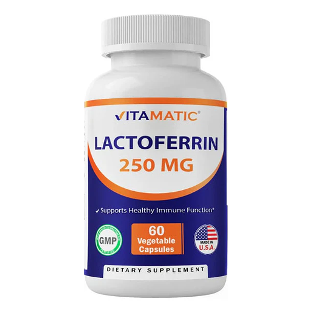 Vitamatic - Lactoferrina 250mg 60 Cápsulas Sin Sabor 1