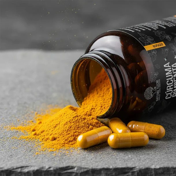 Natural Telchi- Cúrcuma+pimienta 500mg  90cápsulas 7