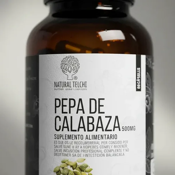 Natural Telchi- Pepa De Calabaza 60cápsulas  7