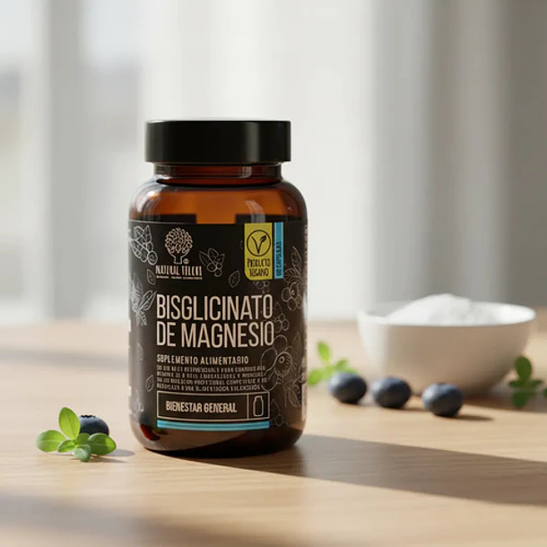 Natural Telchi - Magnesio Bisglicinato 500mg 60 Capsulas 5