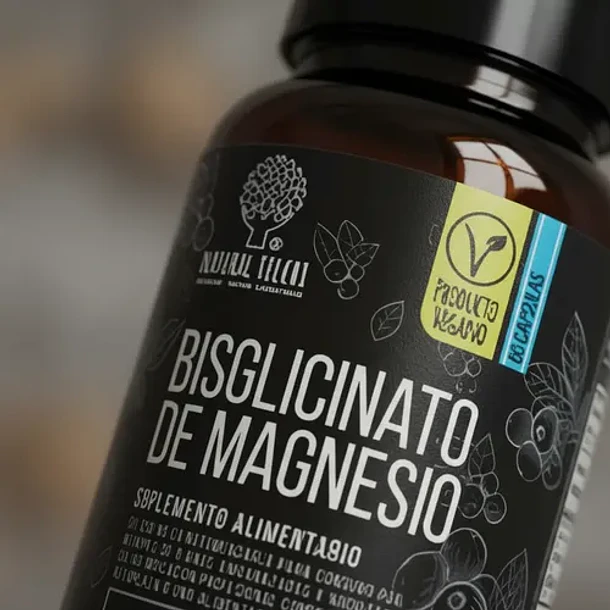 Natural Telchi - Magnesio Bisglicinato 500mg 60 Capsulas 7