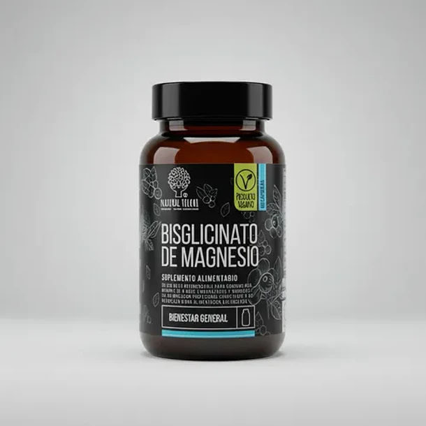 Natural Telchi - Magnesio Bisglicinato 500mg 60 Capsulas 8
