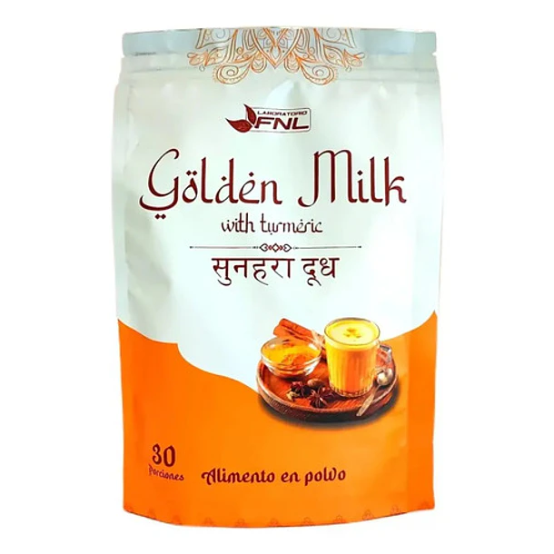 FNL- Golden Milk (leche Dorada) 270g 30 Porciones. 1