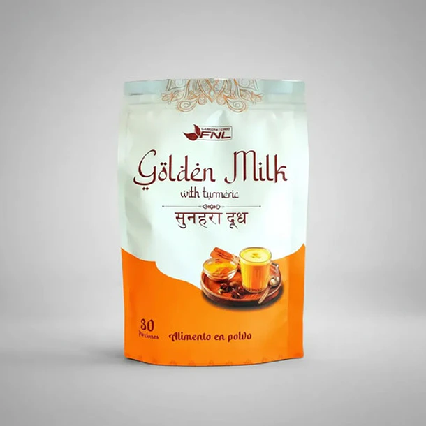 FNL- Golden Milk (leche Dorada) 270g 30 Porciones. 7