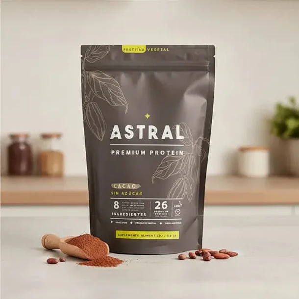 Astral - Proteína Vegetal Con Cacao 280 Gramos 3