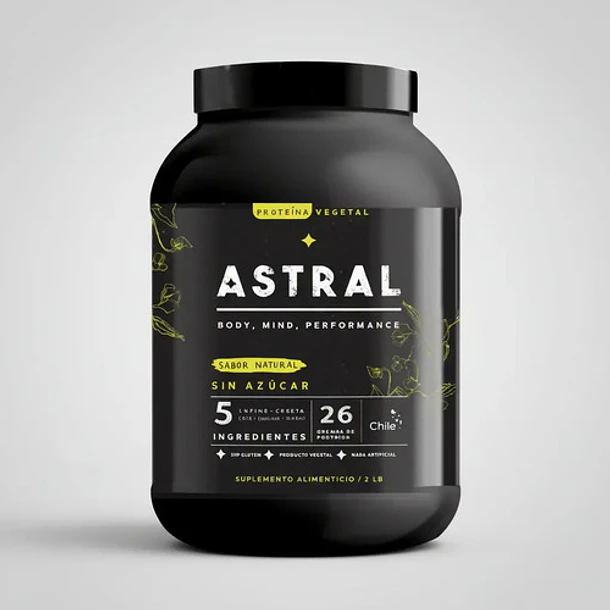 Astral - Proteína Premium Sin Azúcar 910g Natural 4