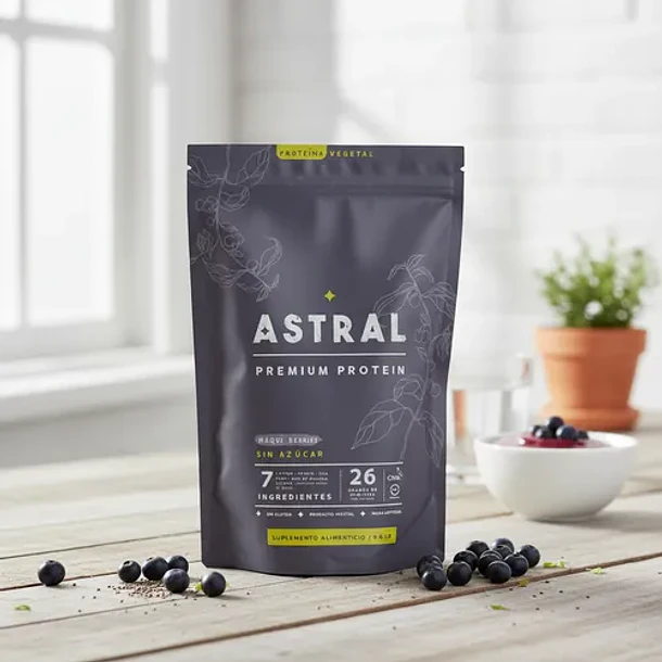 Astral- Proteína Vegetal Maqui Berries 280Gramos 8