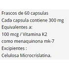 Fitomed- Kadox Vitamina K2 Menaquinona 60 Capsulas 2