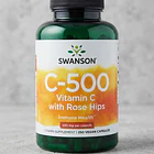 Swanson - C-500 Con Vitamina C /rosa Mosqueta 250 Capsulas Ninguno 6