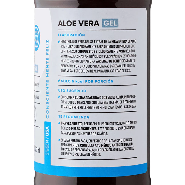 Manare- Aloe Vera Gel 473ml Natural 3