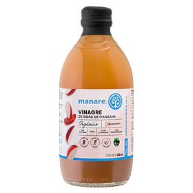 Manare- Vinagre De Manzana Organico 500 Ml