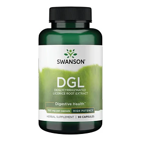 Swanson - High Potency Dgl (regaliz)  Licorice Root 90 Caps Sin Sabor