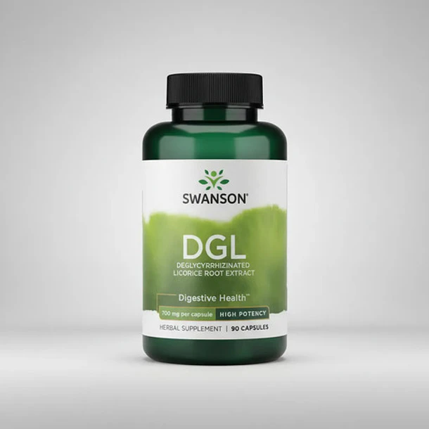 Swanson - High Potency Dgl (regaliz)  Licorice Root 90 Caps Sin Sabor 6