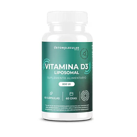 Ortomolecular- Vitamina D3 Liposomal 800UI 60 Cápsulas