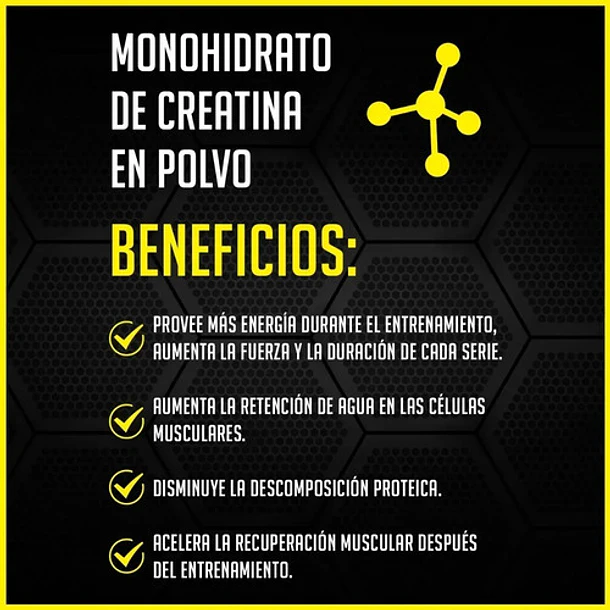 Real Pharm - Creatina (monohidrato De Creatina) 500g  7