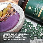 Aquasolar - Spirulina Sports 360 Tabletas 100% Orgánicas  Natural 5