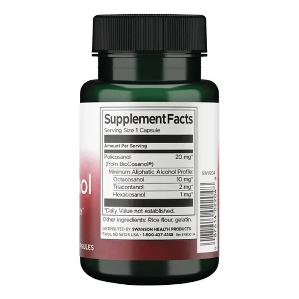 Swanson- Policosanol 20mg 60capsulas Ninguno 4