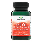 Swanson-  Aceite De Krill Con Aceite De Coco 30softgels 1
