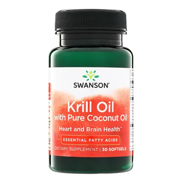 Swanson-  Aceite De Krill Con Aceite De Coco 30softgels 1