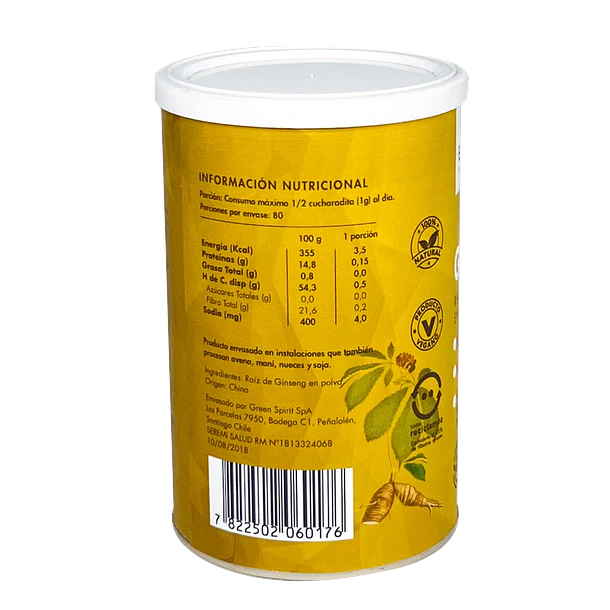 Brota- Ginseng Vitality 80 gramos 2