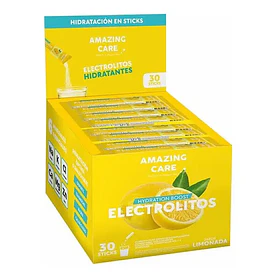 Amazin Care- Electrolitos Caja Display 30 Sticks Sin Azucar
