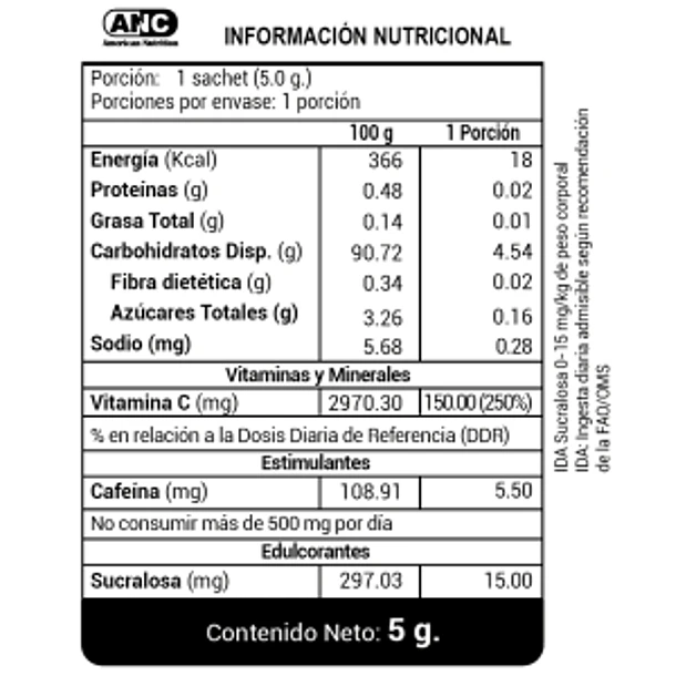 ANC- Limonada Caliente Dia - Noche 5 Gramos 3