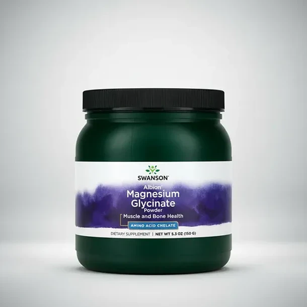 Swanson- Glycinato De Magnesio Albion En Polvo 150 Gramos Sin Sabor 6