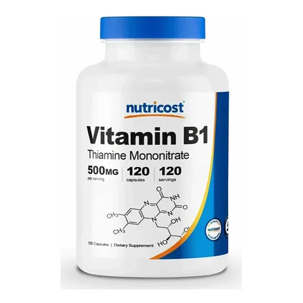 Potente Vitam B1 500 M G Nutricost 120 Tablet Sin Sabor 2